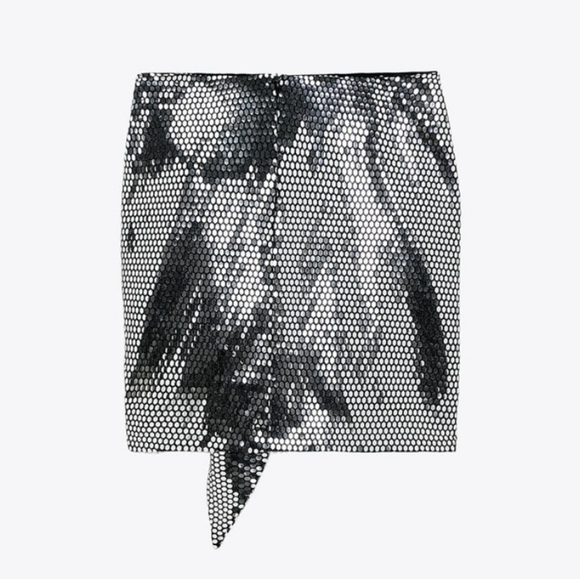 ZARA | Bloggers Fave Sparkly Knotted Skirt - Picture 14 of 15
